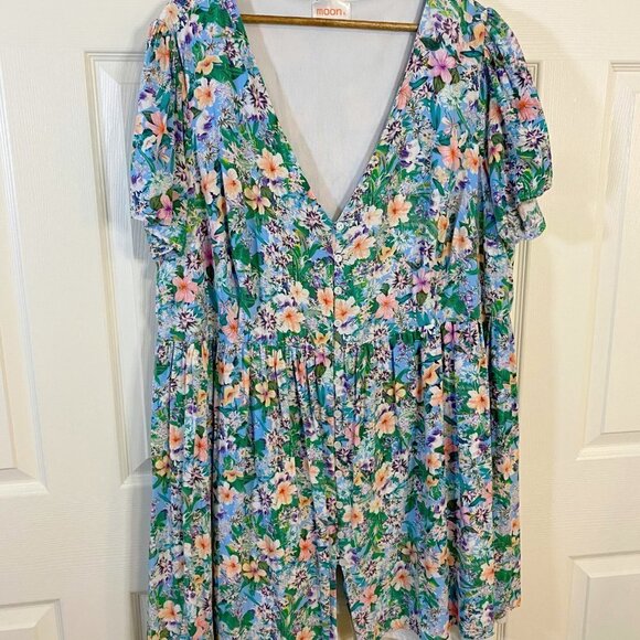 Moon Collection Dresses & Skirts - Moon Collection - Hibiscus floral Dress